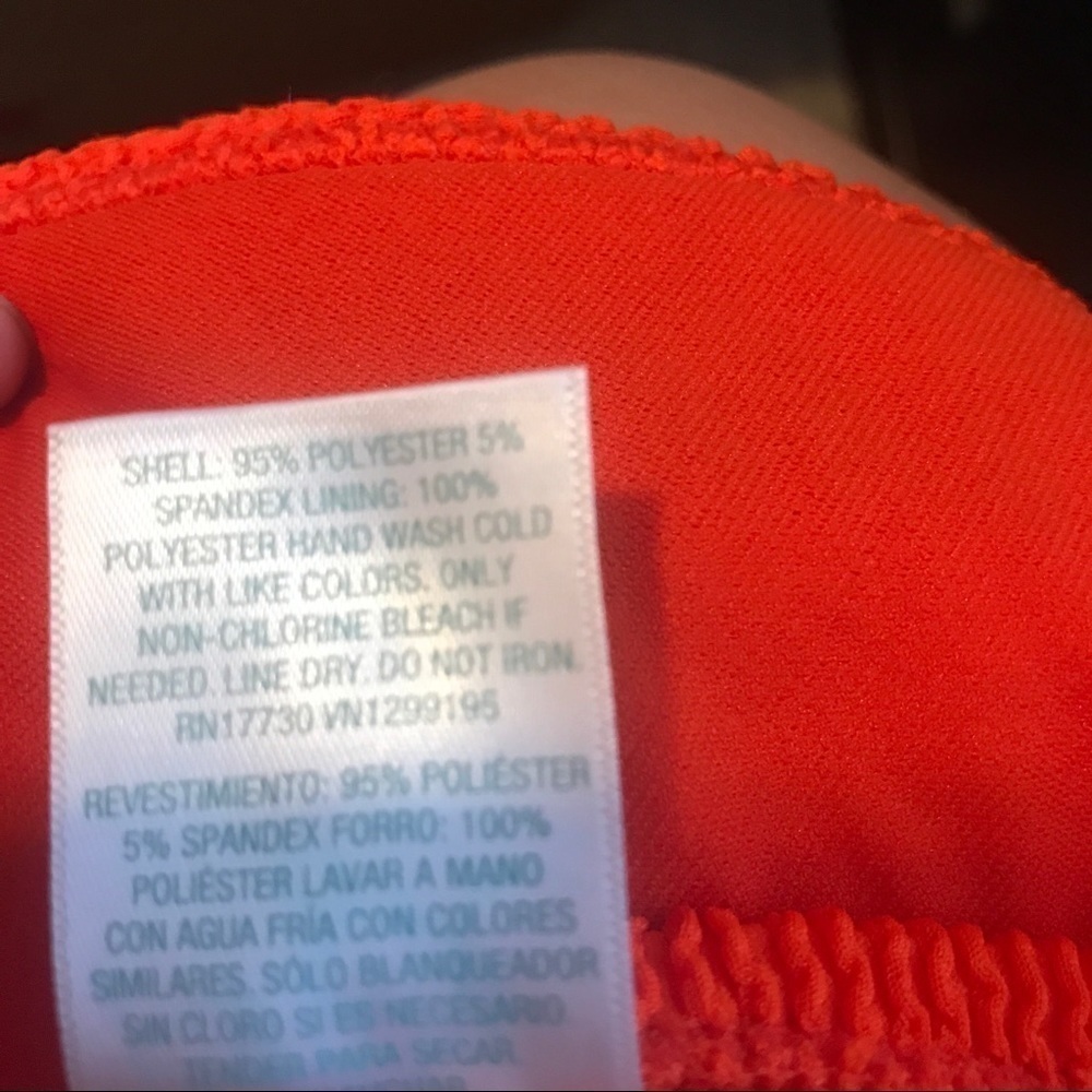 3/$15 Kona Sol orange bathing suit bottom - Picture 3 of 3